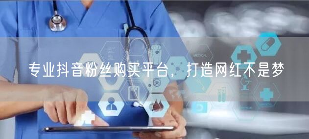 专业抖音粉丝购买平台，打造网红不是梦